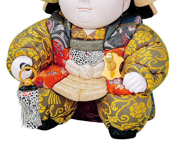 平安豊久　 五月人形　石川佳正作 幼武者大将 木目込み飾り 子供大将　詳細画像