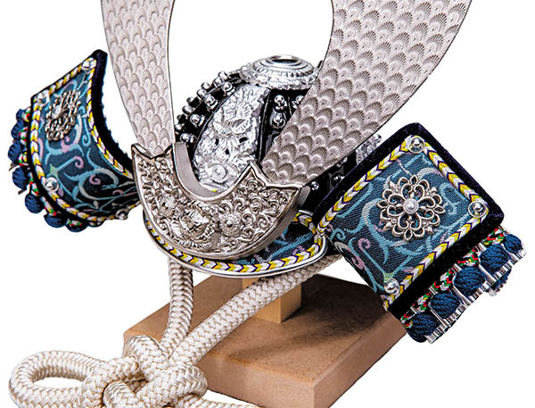 平安豊久　 五月人形　翠鳳作 咲空 兜飾り　詳細画像