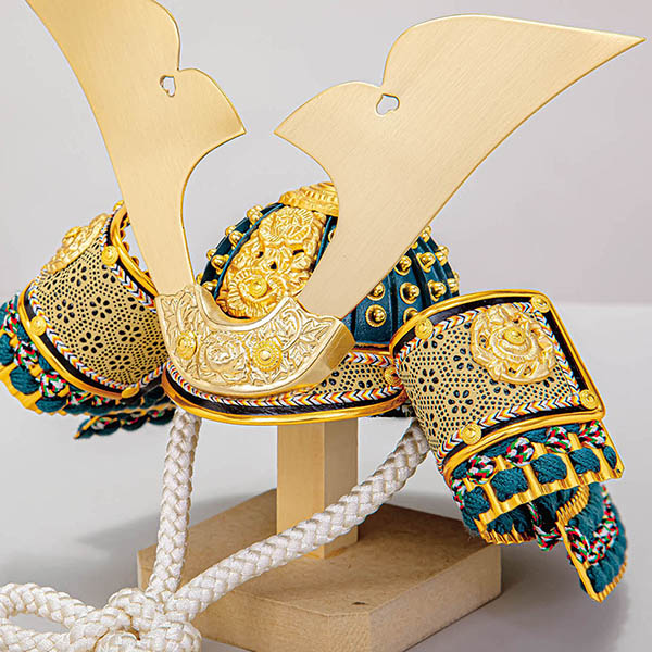 平安豊久　 五月人形　平安豊久作 圭太 兜 平飾り　詳細画像