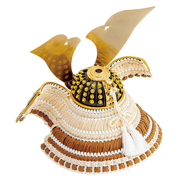 平安豊久　 五月人形　平安豊久作 水香 兜飾り 円形 丸型 飾り台　詳細画像