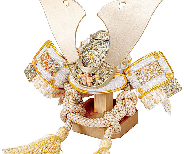 平安豊久　 五月人形　平安豊久作 虹 兜飾り LED照明付き 円形 丸型 飾り台　詳細画像