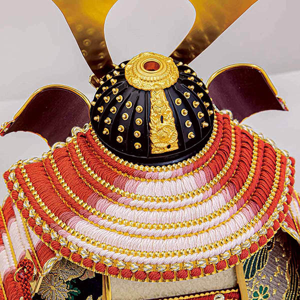 五月人形 平安豊久 武蔵朔太郎作 赤紫沢瀉 正絹糸縅 鎧飾り 詳細画像 平安豊久 五月人形 武蔵朔太郎作 赤紫沢瀉 正絹糸縅 鎧飾り 詳細画像