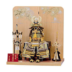 五月人形: 平安豊久作 徳川家康 鎧飾り