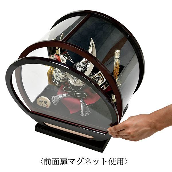 五月人形 平安豊久 平安豊久作 伊吹 円型 丸型 アクリルケース飾り 詳細画像 平安豊久 五月人形 平安豊久作 伊吹 円型 丸型 アクリルケース飾り 詳細画像