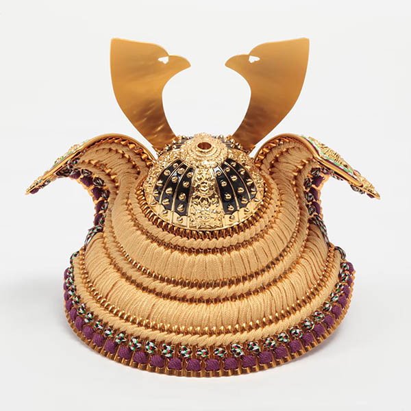 五月人形 久月 久月 兜 収納飾り 正絹 緋縅 詳細画像 久月 五月人形 久月 兜 収納飾り 正絹 緋縅 詳細画像