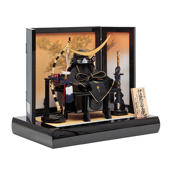 五月人形 久月 中村宗光作 伊達政宗 兜 平飾り 正絹 紺糸縅 久月監製 詳細画像 久月 五月人形 中村宗光作 伊達政宗 兜 平飾り 正絹 紺糸縅 久月監製 詳細画像