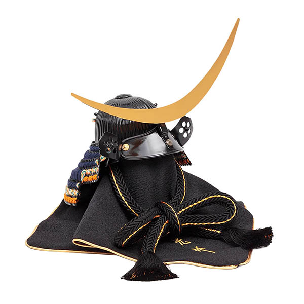 五月人形 久月 中村宗光作 伊達政宗 兜 平飾り 正絹 紺糸縅 久月監製 詳細画像 久月 五月人形 中村宗光作 伊達政宗 兜 平飾り 正絹 紺糸縅 久月監製 詳細画像