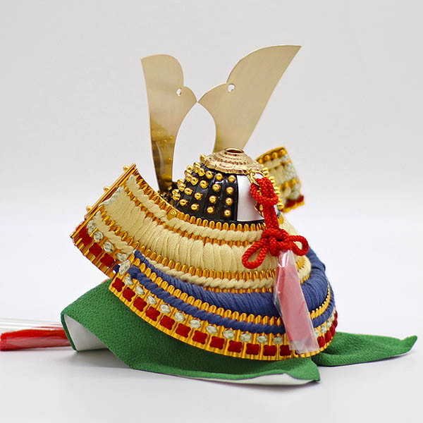 久月　 五月人形　上原玉鳳作 収納飾り 正絹 色々縅 久月監製　詳細画像