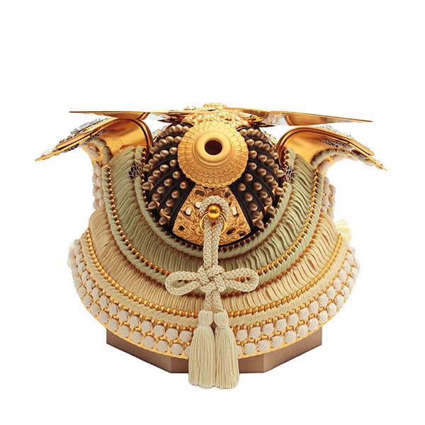 五月人形 久月 久月作 獅狛之兜 収納飾り 正絹 萌黄匂縅 銀松二曲 甲冑師 鈴木利光 詳細画像 久月 五月人形 久月作 獅狛之兜 収納飾り 正絹 萌黄匂縅 銀松二曲 甲冑師 鈴木利光 詳細画像