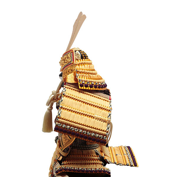 久月　 五月人形　久月 大鎧 高床台飾り 緋縅 駿河古典蒔絵　詳細画像