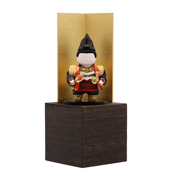 久月　 五月人形　着付 幸一光 鎧着大将飾り こばこシリーズ　詳細画像