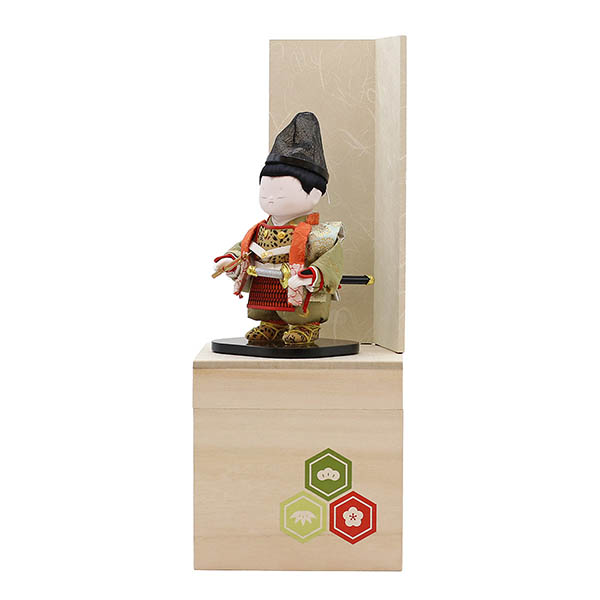 久月　 五月人形　着付 幸一光 鎧着大将飾り こばこシリーズ　詳細画像