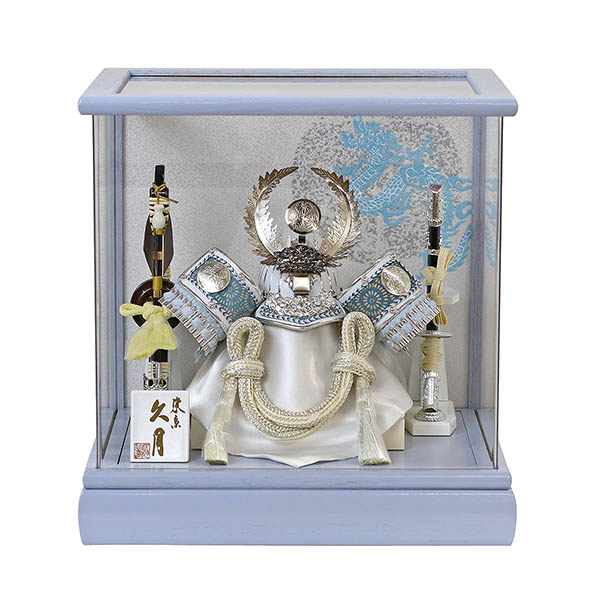 久月 徳川家康公 兜 アクリルケース 取付ケース入り