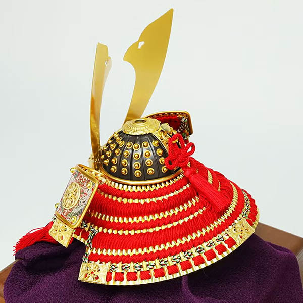 東玉　 五月人形　龍村裂 陽 よう 兜 平飾り　詳細画像