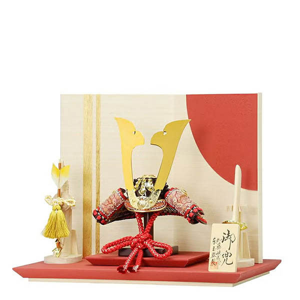 東玉　 五月人形　加藤峻成作 彩り 大地 兜 平飾り　詳細画像