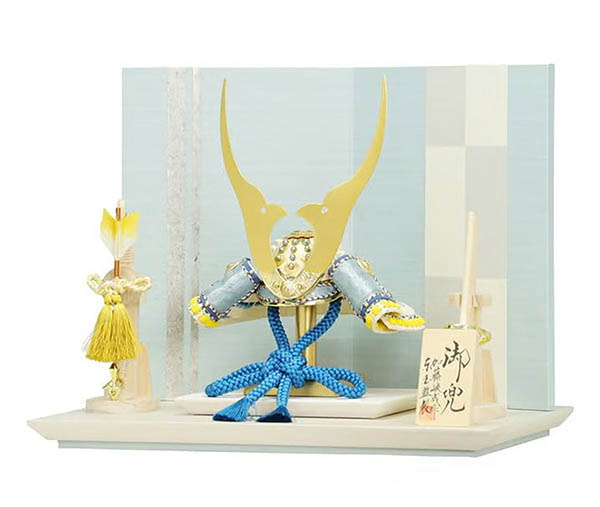 五月人形 東玉 加藤峻成作 彩り 青空 兜 平飾り 詳細画像 東玉 五月人形 加藤峻成作 彩り 青空 兜 平飾り 詳細画像