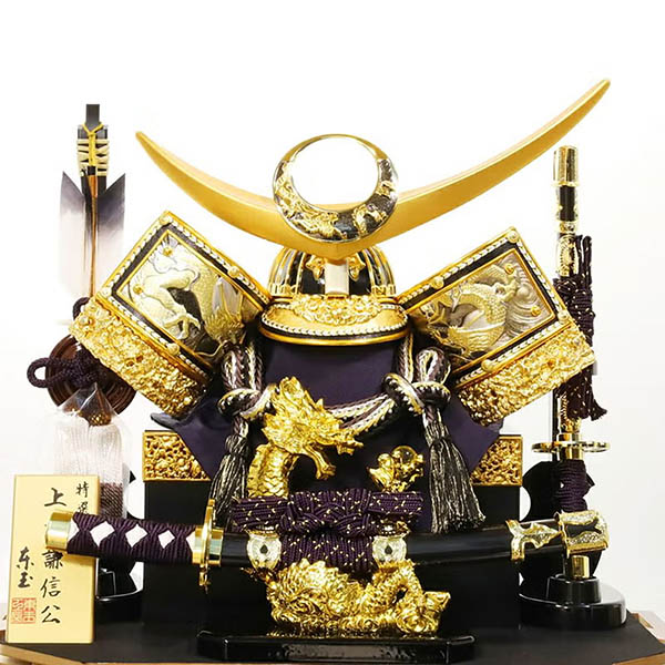 五月人形 東玉 上杉茶兜 アクリルケース飾り 詳細画像 東玉 五月人形 上杉茶兜 アクリルケース飾り 詳細画像