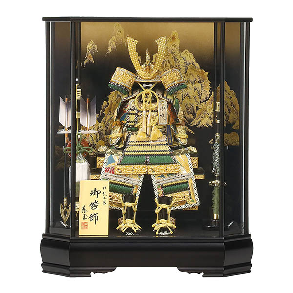 特選大鎧 六角ガラス 鎧 ケース飾り