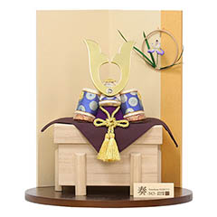 五月人形: 「奏」 天音 あまね 木目込み 兜飾り 