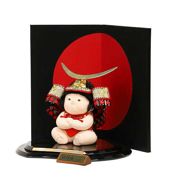 端午木目込人形 皐月童 陸 りく 木目込み 子供大将飾り