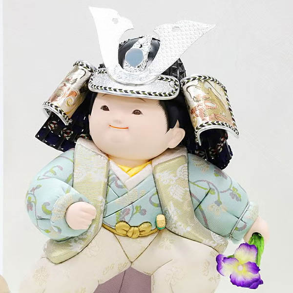 五月人形 東玉 端午木目込人形 皐月童 碧 あお 木目込み 子供大将飾り 詳細画像 東玉 五月人形 端午木目込人形 皐月童 碧 あお 木目込み 子供大将飾り 詳細画像