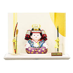 五月人形: 端午木目込人形 皐月童 聡 あきら 木目込み 子供大将飾り