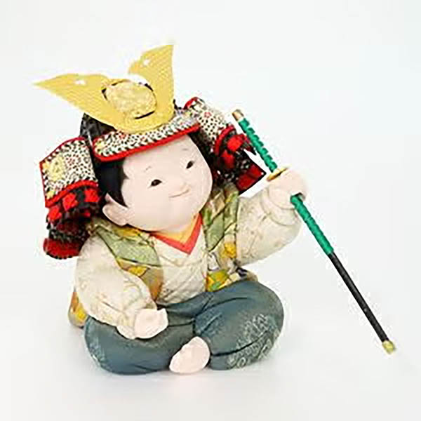 東玉　 五月人形　端午木目込人形 皐月童 凜 りん 木目込み 子供大将飾り　詳細画像