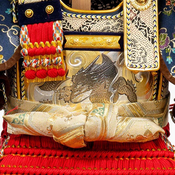 吉徳　 五月人形　飛龍大鎧 高床台飾り　詳細画像