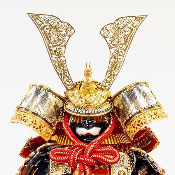 吉徳　 五月人形　飛龍大鎧 高床台飾り　詳細画像