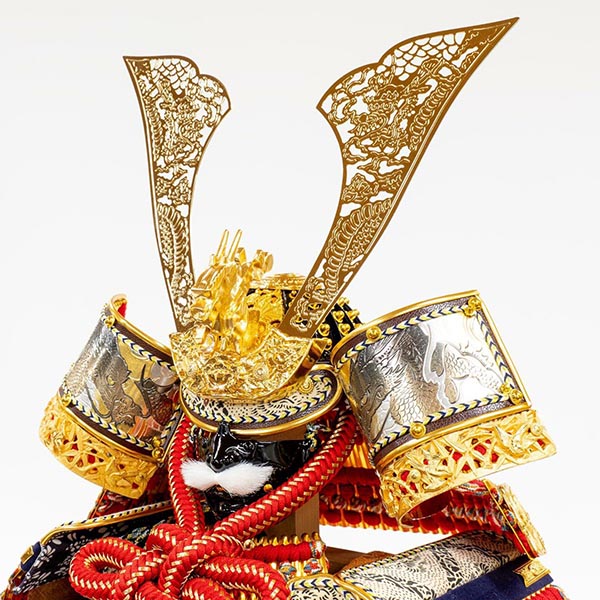 吉徳　 五月人形　飛龍大鎧 高床台飾り　詳細画像