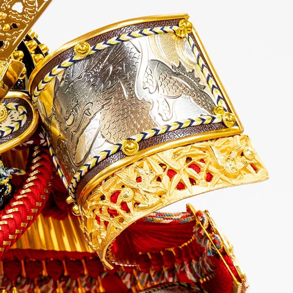 吉徳　 五月人形　飛龍大鎧 高床台飾り　詳細画像