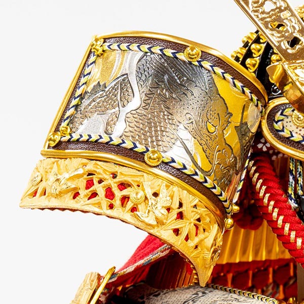 吉徳　 五月人形　飛龍大鎧 高床台飾り　詳細画像