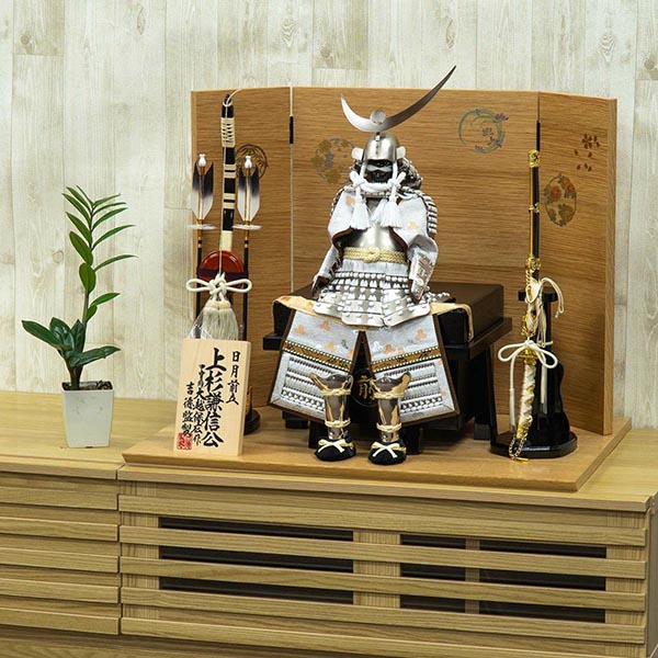 吉徳　 五月人形　大越保広作 上杉謙信公 鎧飾り　詳細画像