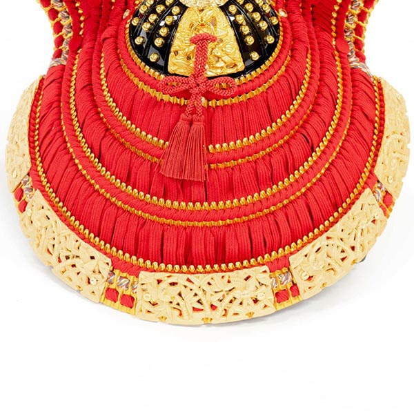 五月人形 吉徳 正絹赤絲縅 飛龍之兜 高床台飾り 詳細画像 吉徳 五月人形 正絹赤絲縅 飛龍之兜 高床台飾り 詳細画像