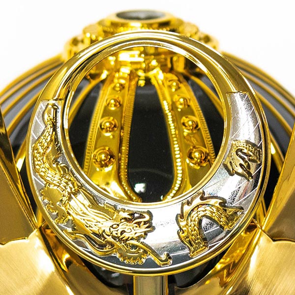 吉徳　 五月人形　黒絲縅 着用兜 収納飾り　詳細画像