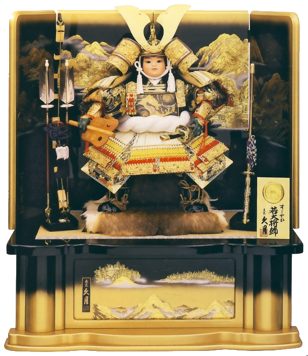 彫金色々縅 13号若大将飾り