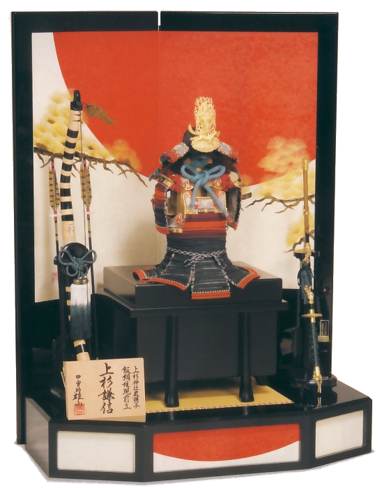 四分の一 上杉謙信<br>オルゴール 黒色付