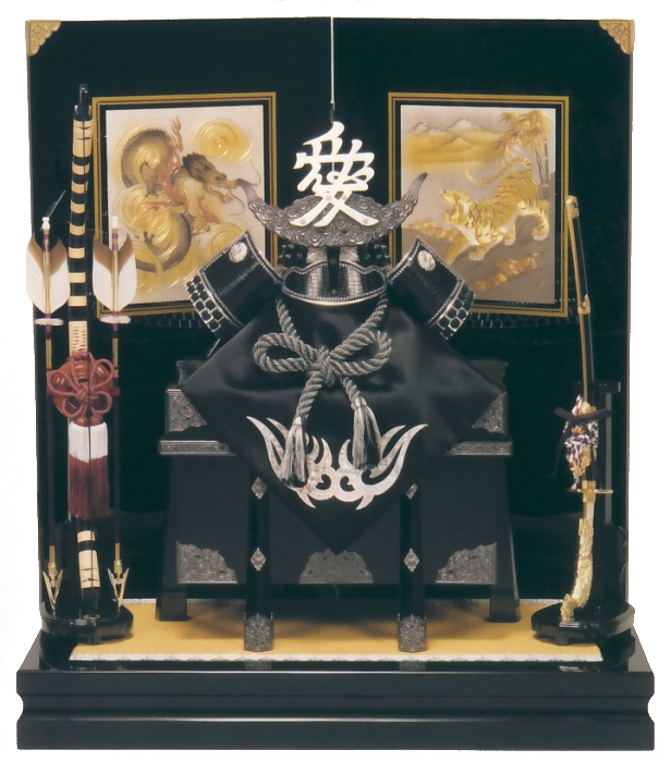 25号 着用直江兼続<br>オルゴール 黒色付