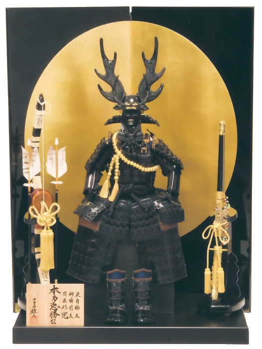 10号 本多忠勝<br>オルゴール 黒色付