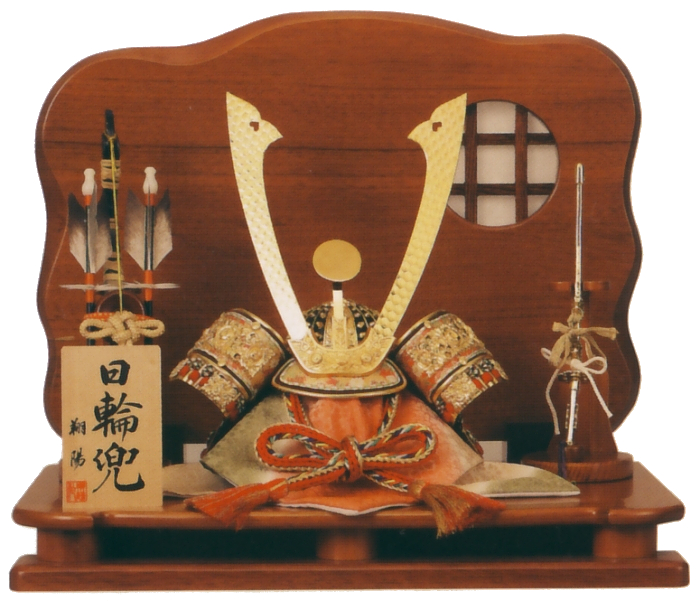 兜8号平飾り 金小札