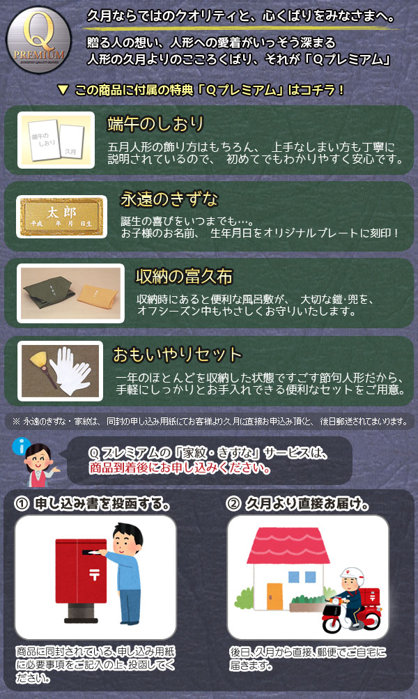 久月からのプレゼント　五月人形