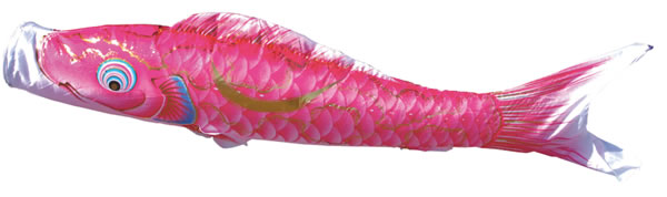 豪　単品鯉のぼり　ピンク鯉