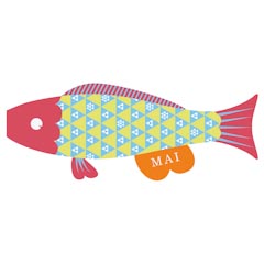 こいのぼり: Ｐｕｃａ（プーカ）トンちゃん ピンク