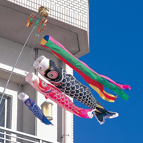 タフタ鯉 2m ベランダ用スタンドセット