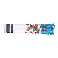 こいのぼり: 手描き金昇龍吹流し 単品