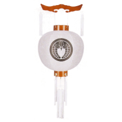 御殿丸萩の香紋天（木製・電池式）【家紋代込】