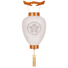 別選萩の香絹二重無地(木製・電池式)【家紋代込】