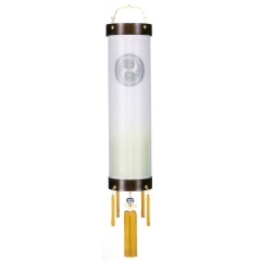 銘木住吉桜桜絹二重（木製・電気コード式）【家紋代込】