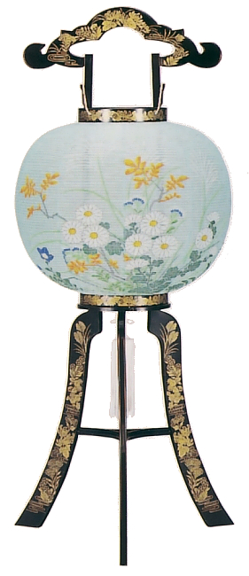 花印蒔絵絵入(プラスチック製・電気コード式)