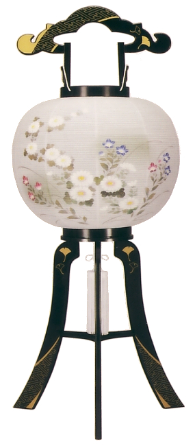 花印綾型蒔絵絵入(プラスチック製・電気コード式)